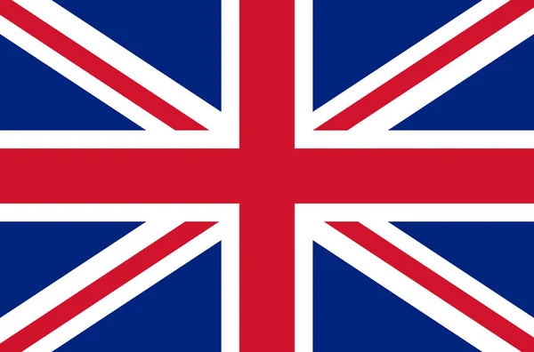 Bandiera Del Regno Unito Bandiera Del Regno Unito — Vettoriale Stock