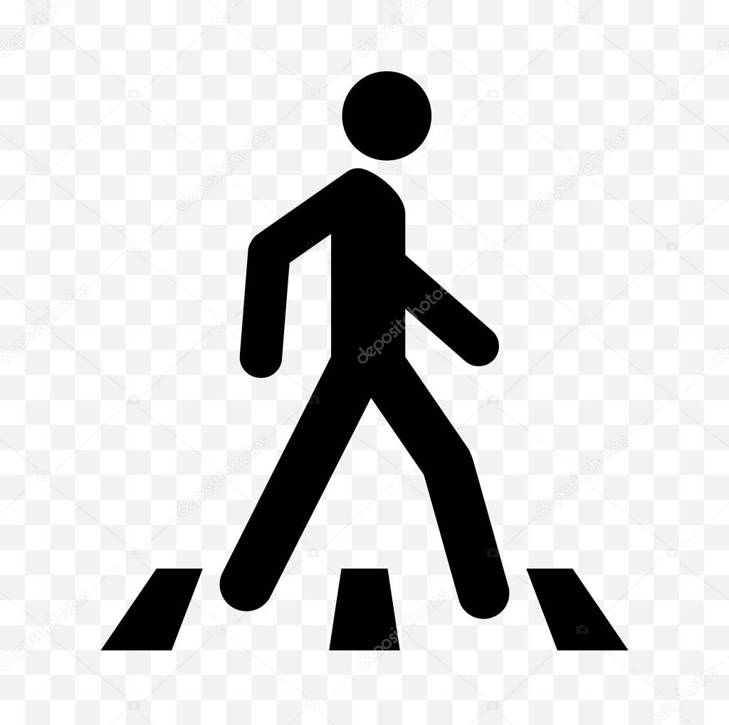 pedestrian icon, pedestrians sign