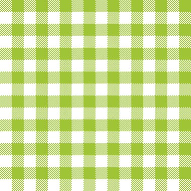 Yeşil tartan Dikişsiz desen tasarım damalı. Damalı masa örtüsü yeşil kareler Dikişsiz desen doku vektör.