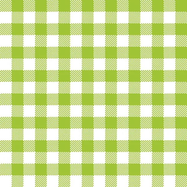 Tartan Carreaux Vert Design Motif Sans Couture Nappe Carreaux Verts — Image vectorielle