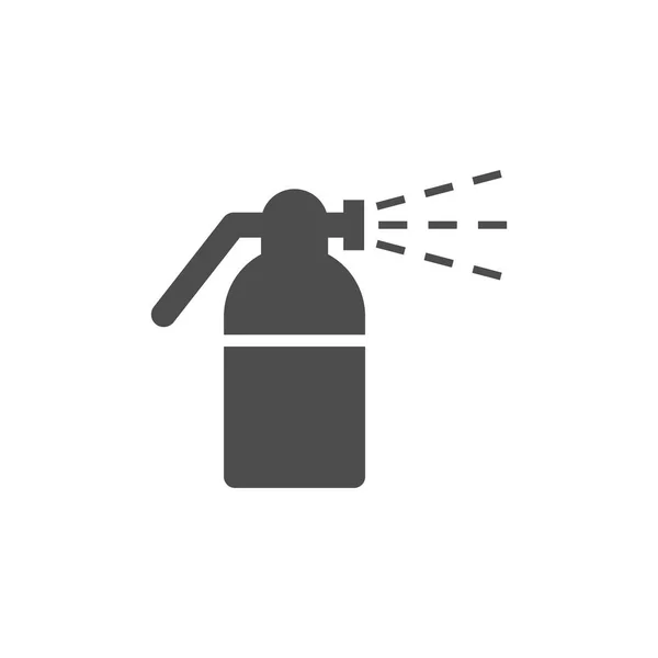 Atomizer Vaporizer Black Simple Vector Icon Spray Gun Sprayer Stylized — Stock Vector