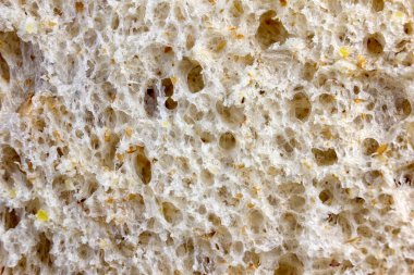 kepekli ekmek closeup. Kepekli ekmek doku. Kepekli ekmek arka plan