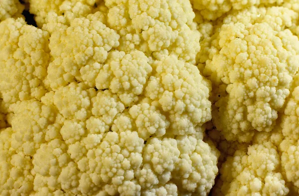 Primer Plano Coliflor Textura Coliflor Fondo Coliflor — Foto de Stock