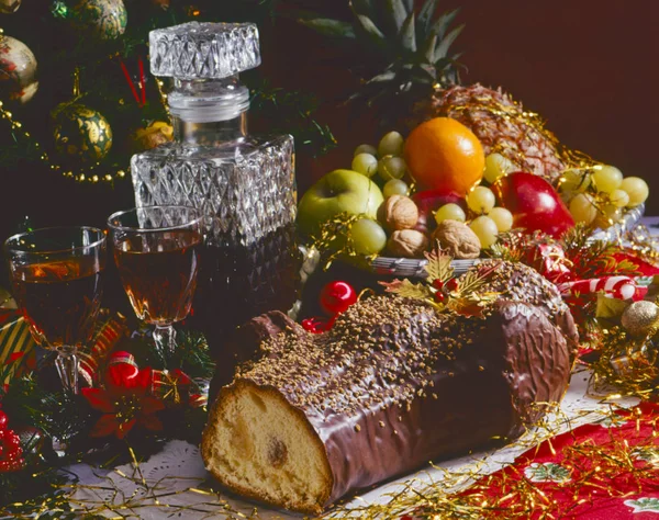 Aliments de Noël traditionnels . — Photo