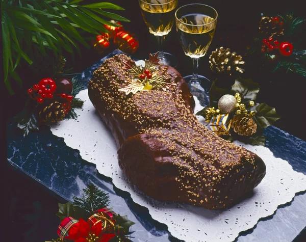 Alimentos tradicionales de Navidad . —  Fotos de Stock