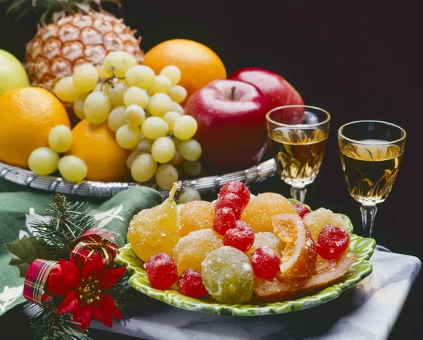 Alimentos tradicionais de Natal . Fotos De Bancos De Imagens