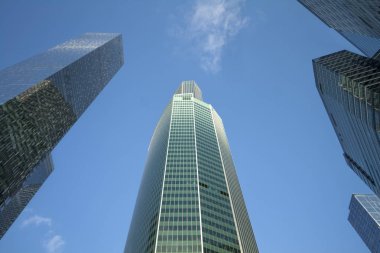 Moskova-City, mimari, gökdelen, kule bina, gök, mavi