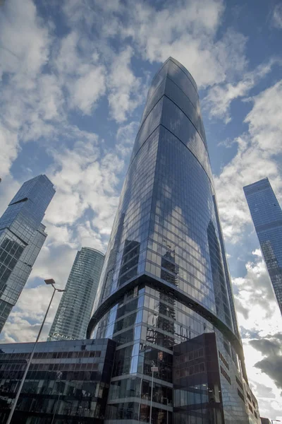 Moskova-City, mimari, gökdelen, kule bina, gök, mavi