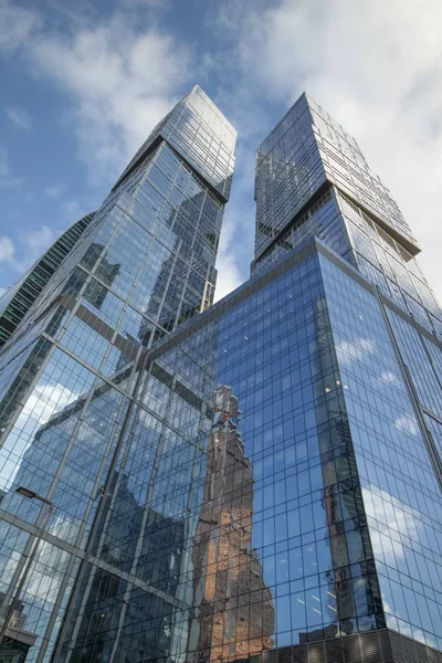 Moskova-City, mimari, gökdelen, kule bina, gök, mavi