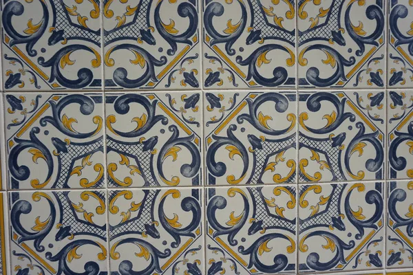 Lisboa Portugal Maio 2017 Azulejos Cerâmica Pintados Tradicionais Portugueses Azulejos — Fotografia de Stock