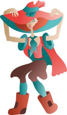  Girl.Beauty.Fashion.Glamour.Bad taste.trash.hat.comic