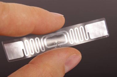 Radyo frekansı tanımlama transponder antenle yüksek akıllı etiket üzerindeki tümleşik