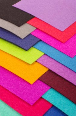Renkli Keçe örnekleri tekstil tasarımı için yararlı bir sürü