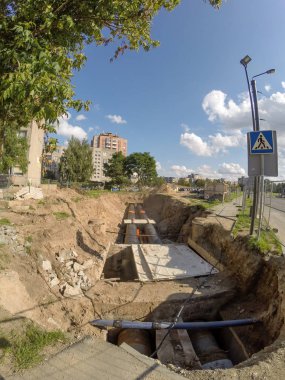 Kaunas, Litvanya Merkezi Isıtma sisteminin yenileme çalışmaları