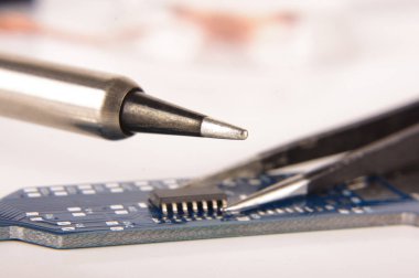 Küçük elektronik entegre devre IC boş baskılı devre kartı el montaj için hazır