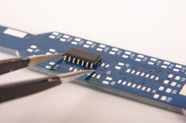 Küçük elektronik entegre devre IC boş baskılı devre kartı el montaj için hazır
