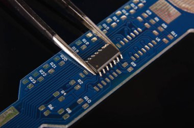Küçük elektronik entegre devre IC boş baskılı devre kartı el montaj için hazır