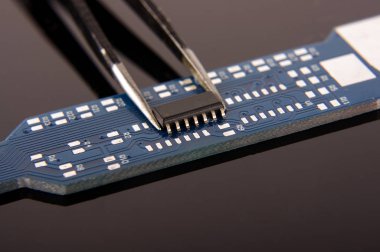 Küçük elektronik entegre devre IC boş baskılı devre kartı el montaj için hazır