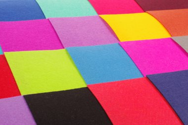 Renkli Keçe örnekleri tekstil tasarımı için yararlı bir sürü