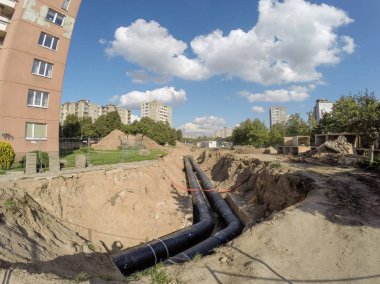 Kaunas, Litvanya Merkezi Isıtma sisteminin yenileme çalışmaları