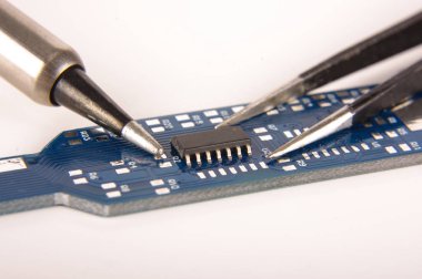 Küçük elektronik entegre devre IC boş baskılı devre kartı el montaj için hazır