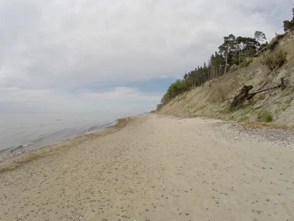 Spiaggia Cappello Olandese Olando Kepure Trova Vicino Karkle Klaipeda Lituania — Foto Stock