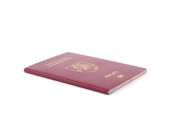 Паспорт Изолирован Белом Фоне — стоковое фото