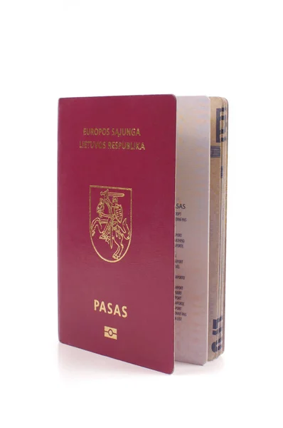 Паспорт Изолирован Белом Фоне — стоковое фото