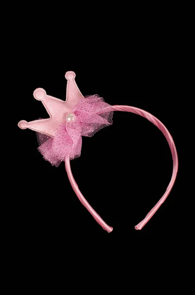 Diadema Princesa Rosa Para Niñas Cuyos Juegos Rol Similares — Foto de Stock