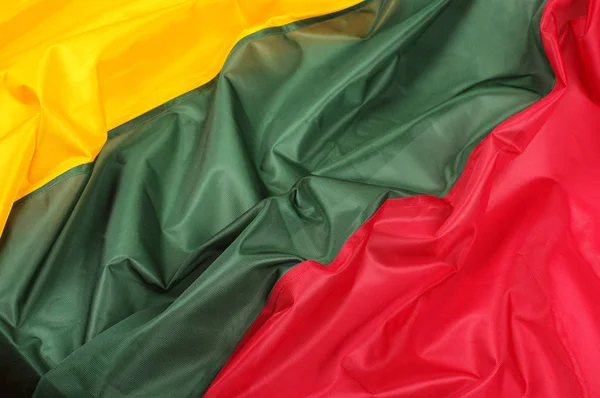 Flag Lithuania Green Yellow Red — Stock Photo, Image
