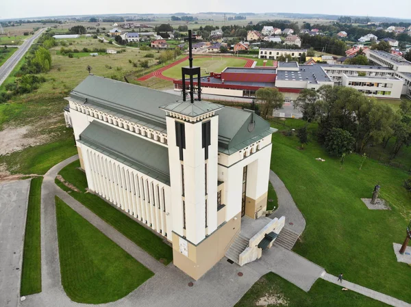 立陶宛 Domeikava 考纳斯的立陶宛烈士教堂 — 图库照片