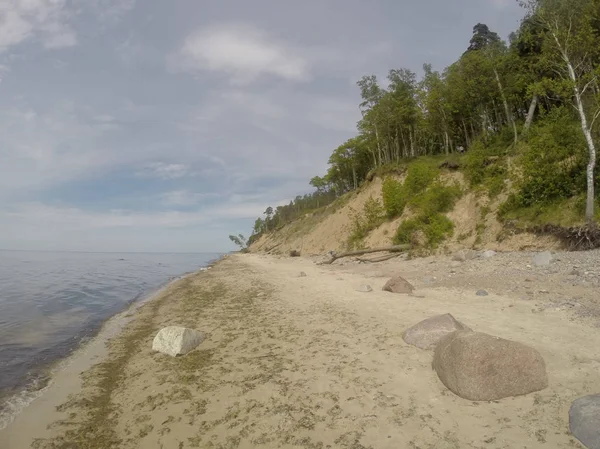 Playa Sombrero Holandés Olando Kepure Situada Cerca Karkle Klaipeda Lituania —  Fotos de Stock