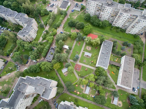 Wielopiętrowy Apartamenty Kownie Eiguliai District Litwa — Zdjęcie stockowe