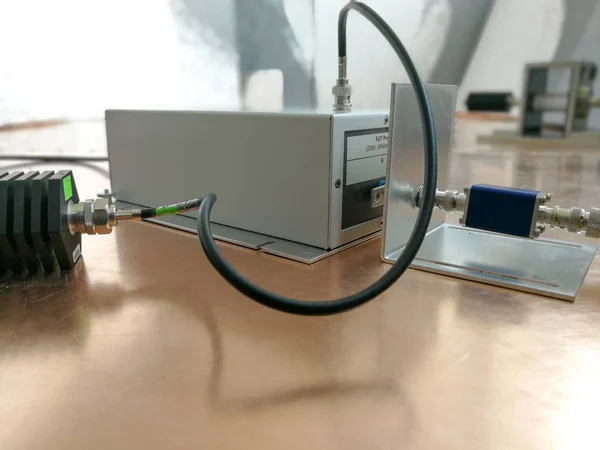 Iec 61000 Standartlarına Göre Elektromanyetik Uyumluluk Için Yürütülen Bağışıklık Testi — Stok fotoğraf