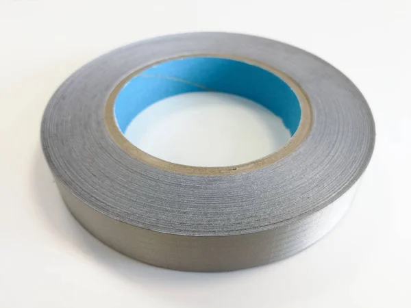 Conductive Shielding Textile Tape Reducing Electromagnetic Emissions Emi Isolated White — Stock Photo, Image