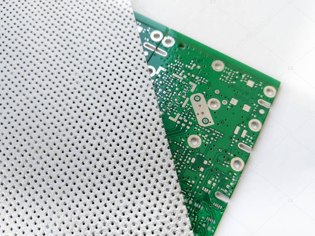 Special purpose electronic PCB shielding material for electromagnetic compatibility solutions
