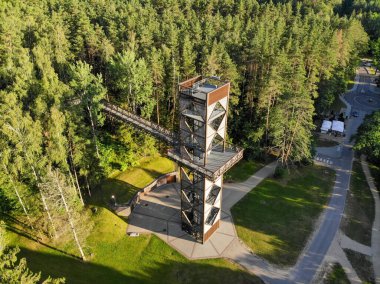 Laju takas, any ksciai, Litvanya 'daki ağaç tepesi yürüyüş kulesi.