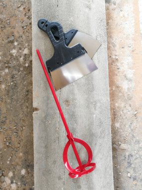 İnşaat alanındaki inşaatlar için bıçak bantlama