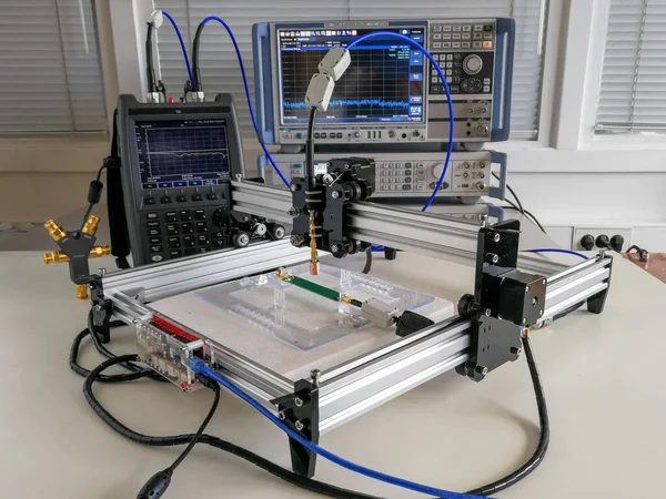 Compatibilidad Electromagnética Campo Cercano Irradia Sistema Escaneo Inmunidad Para Mapeo —  Fotos de Stock