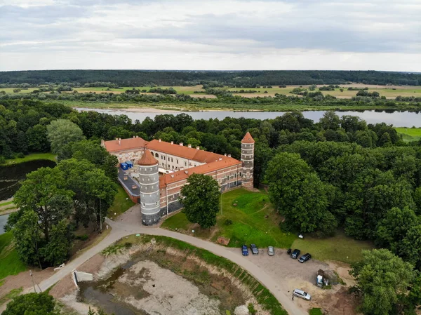 Castillo Histórico Panemune Vytenai Distrito Jurbarkas Lituania Cerca Del Río — Foto de Stock