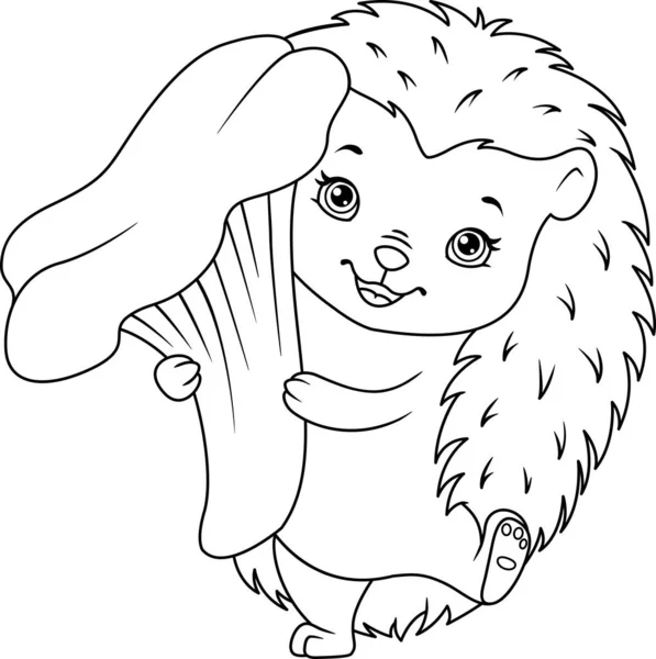 Download Hedgehog coloring page — Stock Vector © Malyaka #77080473