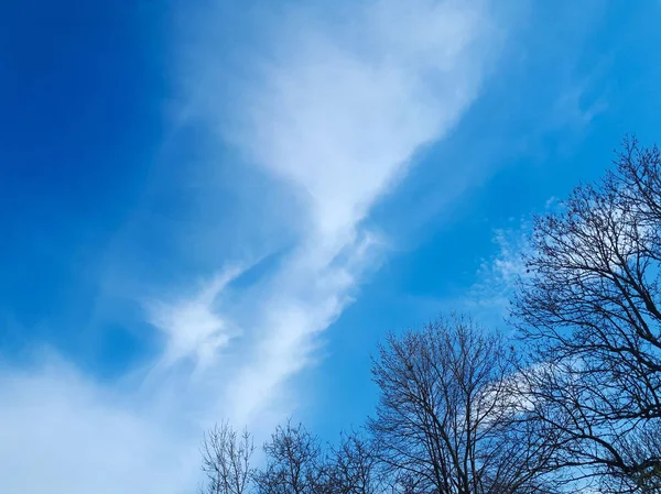 Cielo Azul Fondo Nubes Blancas — Foto de Stock