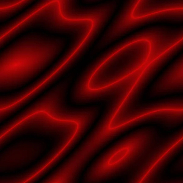 Rote Abstrakte Linie Auf Schwarzem Hintergrund — Stockfoto