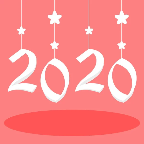 2020 크리스마스 — 스톡 벡터