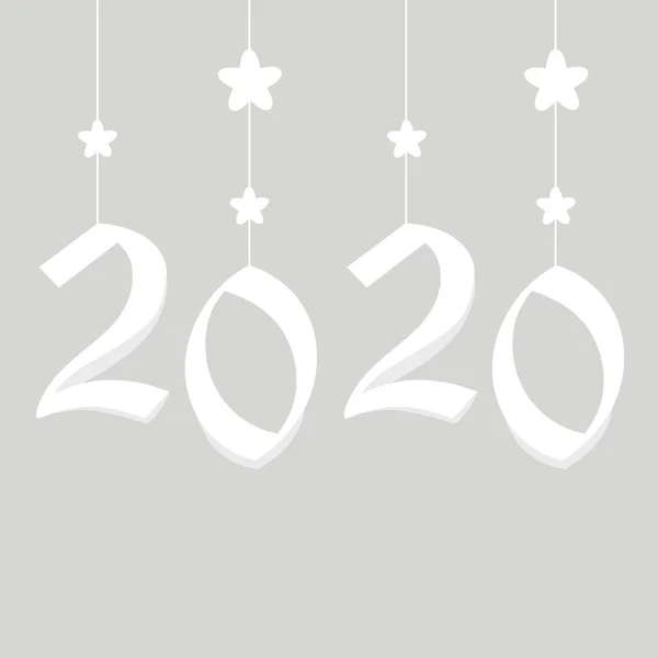 2020 크리스마스 — 스톡 벡터