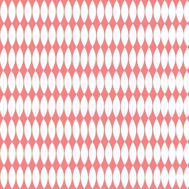Dikişsiz vektör deseni. Soyut kırmızı ve beyaz geometrik arka plan.