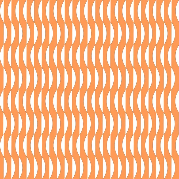 Modèle Vectoriel Sans Couture Résumé Fond Géométrique Blanc Orange — Image vectorielle