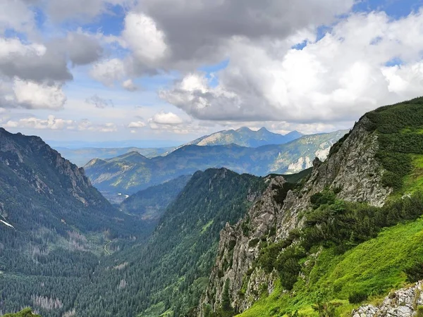 Paisaje Imagen Las Altas Montañas Tatras Cordillera Polaca Más Alta — Foto de Stock