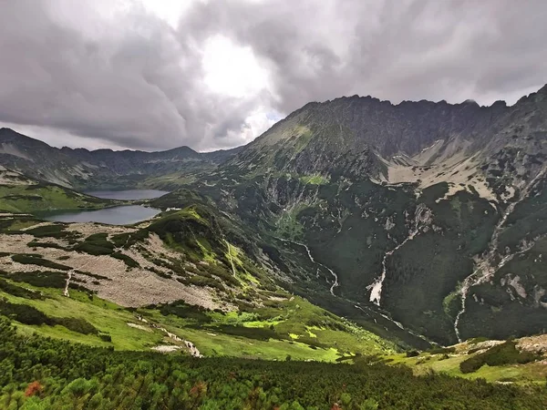 Valle Los Cinco Estanques Las Montañas Tatra Zakopane Polonia — Foto de Stock