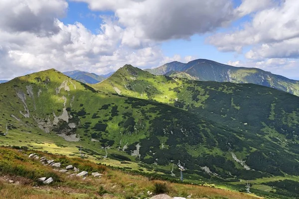 Paisaje Imagen Las Altas Montañas Tatras Cordillera Polaca Más Alta — Foto de Stock